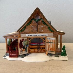 Dept 56 Snow Village Timberlake Outfitters #55054 Lighted Building w/box